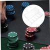 ifundom 2pcs Poker Chips Tray Cover Poker Chips Organizer Visible Storage Case Compartments for Easy Access and Organization view 4
