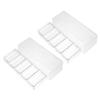 Hohopeti 2pcs Poker Chips Case Poker Chips Rack Boys and Girls Storage Organizer view 1