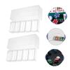 HOOTNEE Pcs Poker Chips Tray Poker Chips Organizer Case Lids Smooth Surface Flat Base Accessories Storage view 3