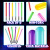 Bedwina Inflatable Light Sabers for Kids - (Pack of 6) 35-inch Neon Color Blow-Up Toy Saber Swords, Party Favors, Goodie Bags, Star Galaxy Theme Birthdays & Prize Toys view 2
