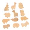 SEWOART 12pcs Cute Animal Cabinet Knobs Natural Wood Drawer Pulls for Boy Girl Room Nursery Dresser Stylish and Furniture Handles with Screws for Cabinets view 1
