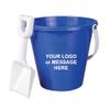 75-Qty Customized 6" Pail with Shovel with Your Logo & Message for Kids Promotions, Parties, Events view 3