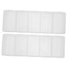ibasenice 2pcs Multi-function Poker Chip Case Tray Portable Plastic Chip Box for Collector Poker Holder view 1