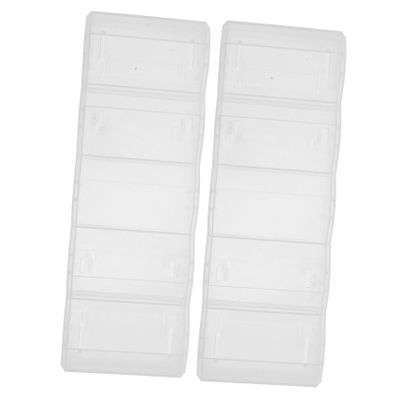 Gogogmee 2pcs Poker Chip Holder Tray Capacity Chip Box Poker Storage Case Portable Box