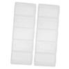 Gogogmee 2pcs Poker Chip Holder Tray Capacity Chip Box Poker Storage Case Portable Box view 1