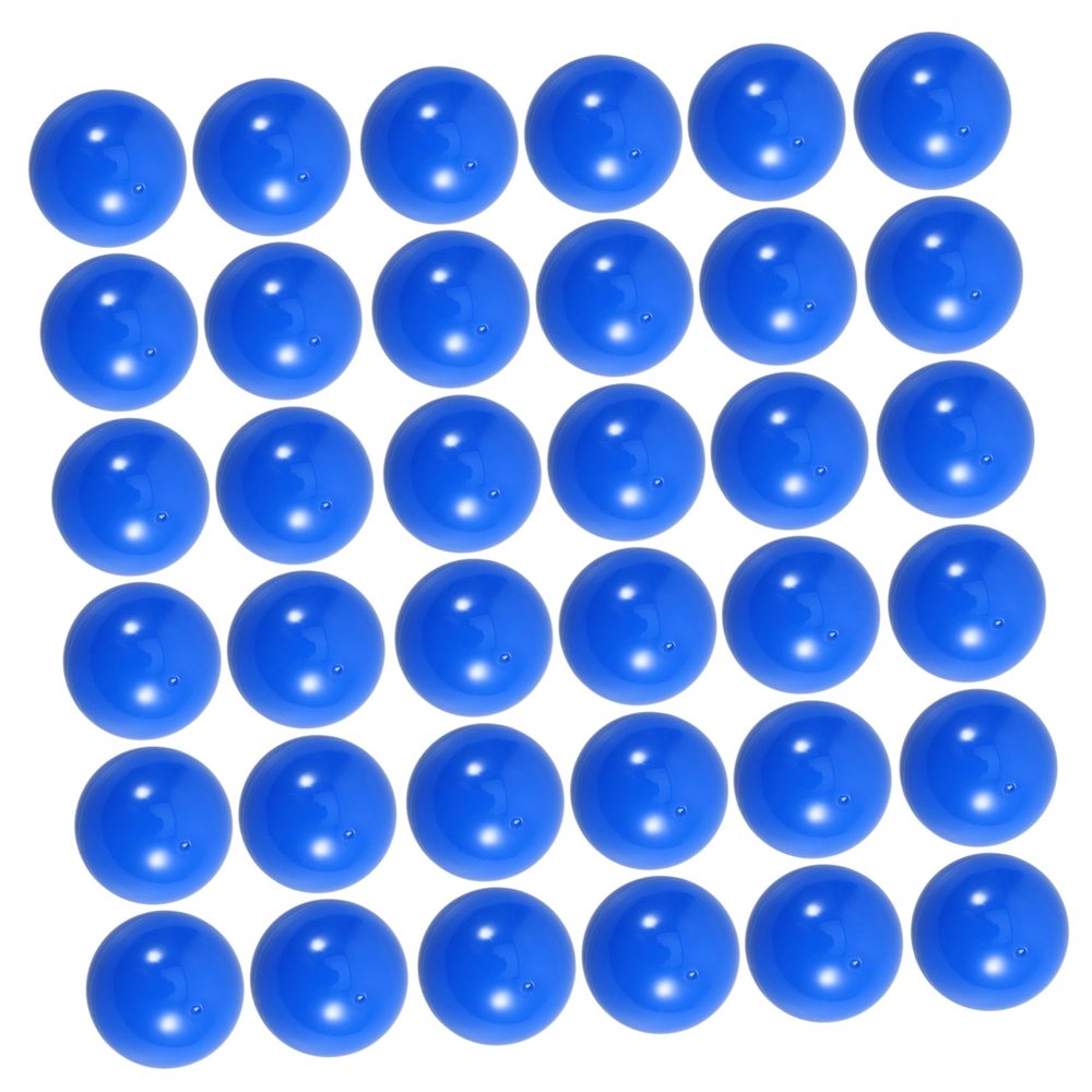 HOLIDYOYO 50pcs Blue Raffle Drawing Balls Game Balls for Gumball Party Sphere Game Entertainment Party Openable