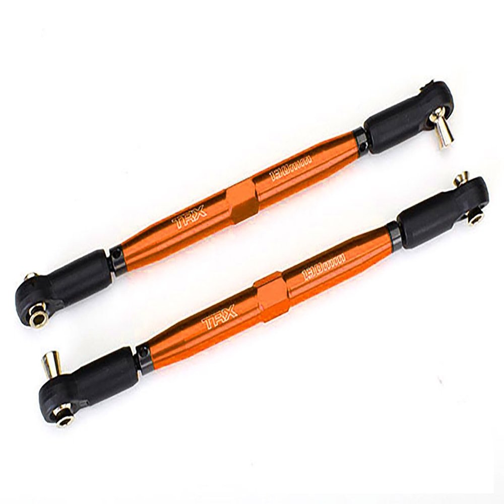Traxxas 7748-ORNG - X-Maxx Aluminum Toe Links, Orange