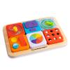 Fat Brain Toys PlayTab Essentials, Modular Sensory Activity Board, Busy Board for Toddlers and Babies Ages 12 Months+ view 1