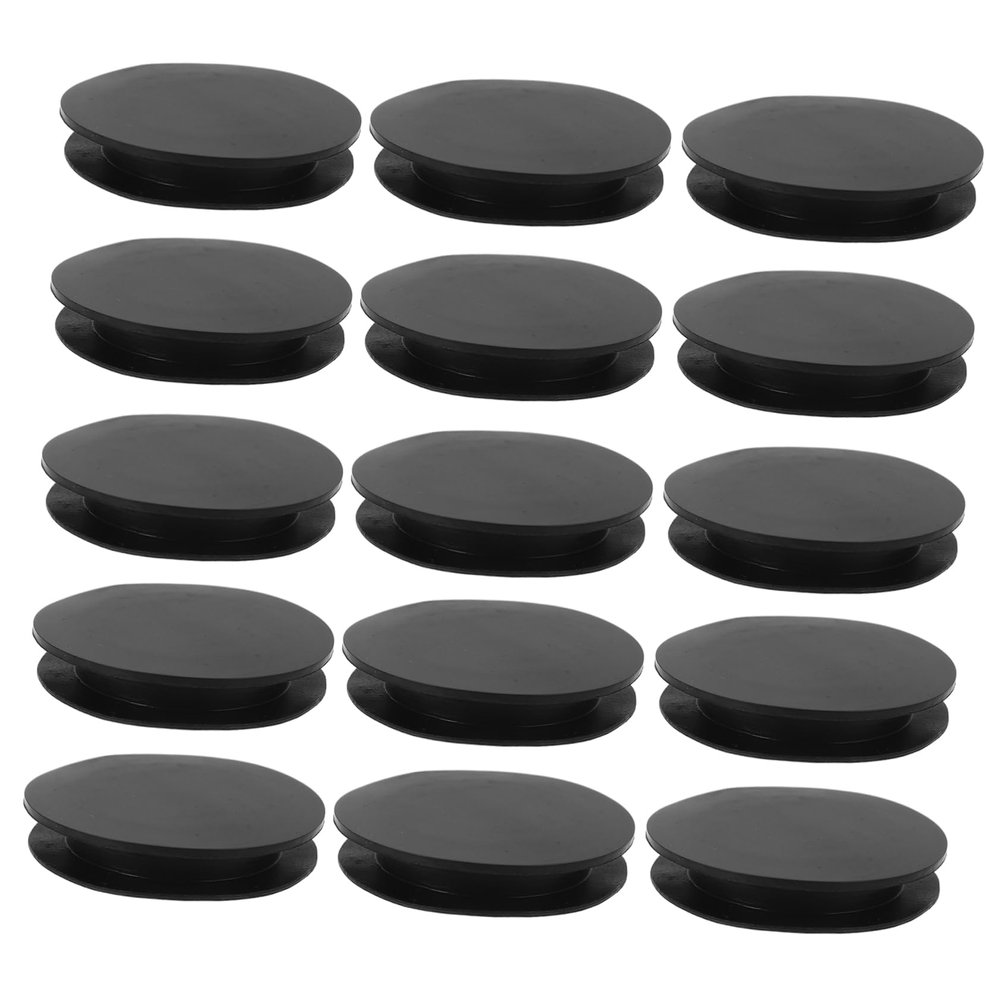BUGUUYO 20pcs Piggy Bank Bottom Cover Saving Box Plug Round Plug Closure for Coin Bank Box Closure