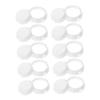 Alasum 24pcs Plastic Piggy Bank Stoppers Coin Bank Bottom Plugs Secure Closure for Money Saving Jars Smooth Finish for DIY Projects White Color view 1