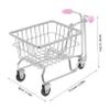 OKUMEYR Egg Holder Makeup Cart Wheels Mini Shopping Cart Toy for Desktop Decor Sponge Blender Holder view 2