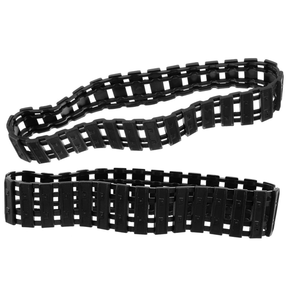 FELTECHELECTR 2pcs Tank Track Replacement Parts for Remote Control Models Build Your Own Electric Tank Excellent Traction and Lightweight Design