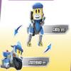 caincosmetic GoGo Dino Transforming Dinosaur Robot Velociraptor VELI  2-in-1 Dino & Police Motorcycle Mode view 2