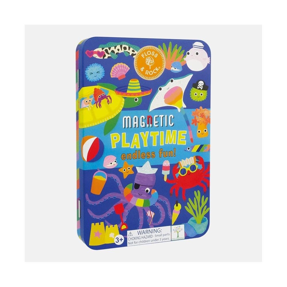 Floss & Rock Ocean Magnetic Playtime Tin Set