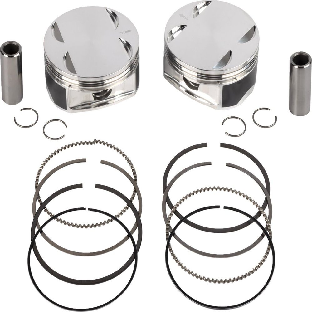 Je Pistons 370251 M8 Piston Kit - 0.050in. Oversize to 4.125in., 11.0:1 Compression