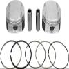 Je Pistons 370251 M8 Piston Kit - 0.050in. Oversize to 4.125in., 11.0:1 Compression view 2