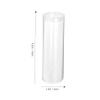 Tofficu 10pcs Coin Storage Tubes Coin Wrappers Collecting Holder Organizer Diameter view 2