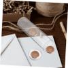 Tofficu 10pcs Coin Storage Tubes Coin Wrappers Collecting Holder Organizer Diameter view 4