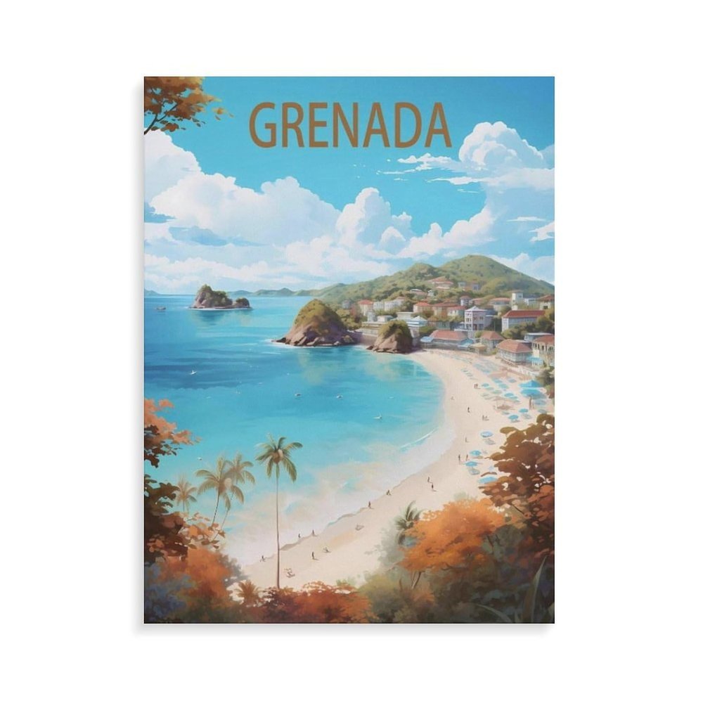 1000PcsGrenada Caribbean LakeJigsaw Adult Decompression Game Puzzle Students Toy for Children Christmas Birthday Gifts50x70cm-P29