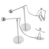 Alipis 2pcs Creative Balancing Pendulum Decor Metal Little Man Ornament for Home Office Unique Surfing Skiing Design Dynamic Balance Toy for Desktop Aesthetic view 1