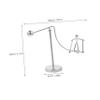 Alipis 2pcs Creative Balancing Pendulum Decor Metal Little Man Ornament for Home Office Unique Surfing Skiing Design Dynamic Balance Toy for Desktop Aesthetic view 2