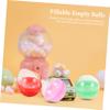 Alipis 50pcs Plastic Shell Toys Round Openable Capsules Bulk Prize Balls Fillable Easter Eggs Candy Storage Container for Toys view 4