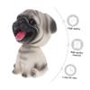 Alipis Desktop Puppy Adornment Car Dog Figurine Bobble Head Dog Ornament Cake Puppy Adornment view 2