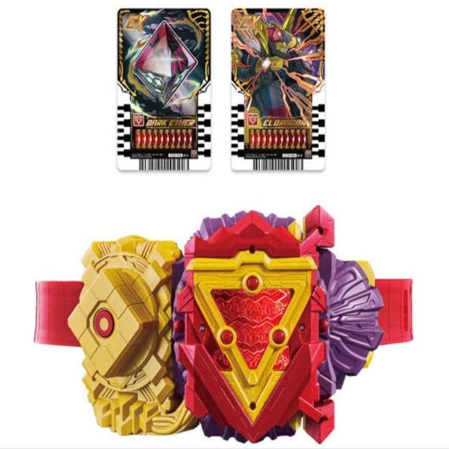 Gotchard DX Eldora Driver DX Henshin Belt Included Dark-Ether & EL-Dragon Ride Chemy Trading Card Japanese