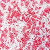 Peppermint Candy and White Sprinkle Mix, Polymer Clay Fake Sprinkles for Crafts, Fake Bake, Slime, Decoden, Funfetti Jimmies (100 gram bag) view 2