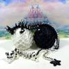 2pcs 3D Printed Articulated Dragons with Egg, Articulated Black and White Cherry Blossom Dragon, Fidget ADHD Toy Gift for Mom D079WB-D085BW view 2