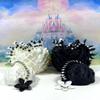2pcs 3D Printed Articulated Dragons with Egg, Articulated Black and White Cherry Blossom Dragon, Fidget ADHD Toy Gift for Mom D079WB-D085BW view 3