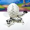 2pcs 3D Printed Articulated Dragons with Egg, Articulated Black and White Cherry Blossom Dragon, Fidget ADHD Toy Gift for Mom D079WB-D085BW view 4