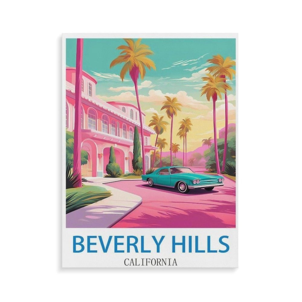 1000PcsBeverly Hills, CaliforniaJigsaw Adult Decompression Game Puzzle Students Toy for Children Christmas Birthday Gifts50x70cm-O9
