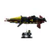 Brickcessories Display Stand Compatible with Set 40580 - Blacktron Cruiser - Acrylic Display Stand - Set Not Included view 1