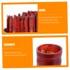 BRIGHTFUFU Buddhist Divination Sticks Set Chinese Style Divination Game Bucket for Temple Home Office view 2