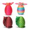 4PCS 3D Printed Dragon Eggs with Dragon Inside and DND Dice Sets, Easter Mini Mystery Dragon Egg Articulated Crystal Flying Dragon Fidget Toy, Surprise 3D Printed Animals Toy Set view 1