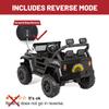 12V 7AH Kids Ride-On Truck Jeep, Electric Car with Parent Remote Control, Spring Suspension, LED Lights, Bluetooth, Music, Black view 2