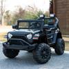 12V 7AH Kids Ride-On Truck Jeep, Electric Car with Parent Remote Control, Spring Suspension, LED Lights, Bluetooth, Music, Black view 4