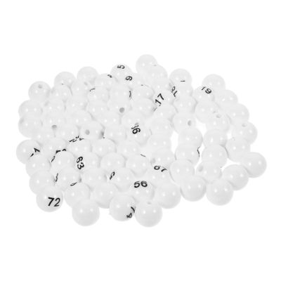 CORHAD 75pcs Raffle Balls Party Game Balls Numbered Lottery Plastic Raffle Party Game