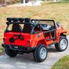 2 Seater 24V 4WD Ride On Truck Jeep Car Electric Vehicles Kids w/Parent Remote Control 4x200W Spring Suspension LED Headlights Searchlights Bluetooth Music New Edition Red view 4