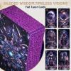 BQLXBABLT Tarot Cards Deck for Beginners with Guide Book Pretty Unique 400GSM Thick Purple Rose (Original) Tarot Oracle Cards with Embossed Edge Standard Size (4.75 * 2.75 in) view 2