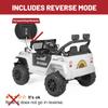 12V 7AH Kids Ride-On Truck Car, Electric Car with Parent Remote Control, Spring Suspension, LED Lights, Bluetooth, Music, White view 2