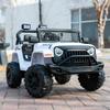 12V 7AH Kids Ride-On Truck Car, Electric Car with Parent Remote Control, Spring Suspension, LED Lights, Bluetooth, Music, White view 4