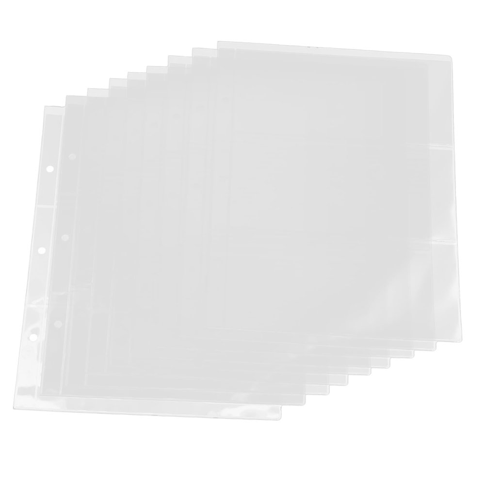 SHOWERORO 1bag Currency Holder Pages Display for Banknote Collecting Page Pack for Easy Storage and Showcase of Collectibles