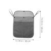 GLSTOY 2pcs Stroller Bag Organizer Capacity Diaper Bag Stroller Accessory Hanging Travel Organizer view 4