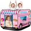 Britik Pop up Play Tent for Kids Aged 3-5 Years Old Boys and Girls : Ice Cream Playhouse Toy Play Tents for Toddlers 3-5 Kids Tent Indoor Outdoor Playhouse Toys for 3 + Year Old, Ice Cream view 1