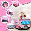 Britik Pop up Play Tent for Kids Aged 3-5 Years Old Boys and Girls : Ice Cream Playhouse Toy Play Tents for Toddlers 3-5 Kids Tent Indoor Outdoor Playhouse Toys for 3 + Year Old, Ice Cream view 3