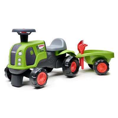 FALK - Claas Tractor Carrier - with Trailer - From 12 Months - 90% Recycled Plastic - Made in France - 312C