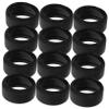 Abaodam 12pcs Rc Car Wheel Skin Rubber Tires for Scale Models High Adhesion Precision Fit for DIY Toy Cars and Trucks view 1
