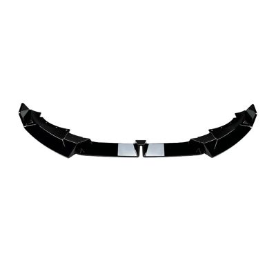 Front Bumper Lip Spoiler Splitter Diffuser Compatible For BMW 6 Series X6 G06 LCI M Sport 2023 2024 2025 ABS Body Kits Tuning(Glossy black)